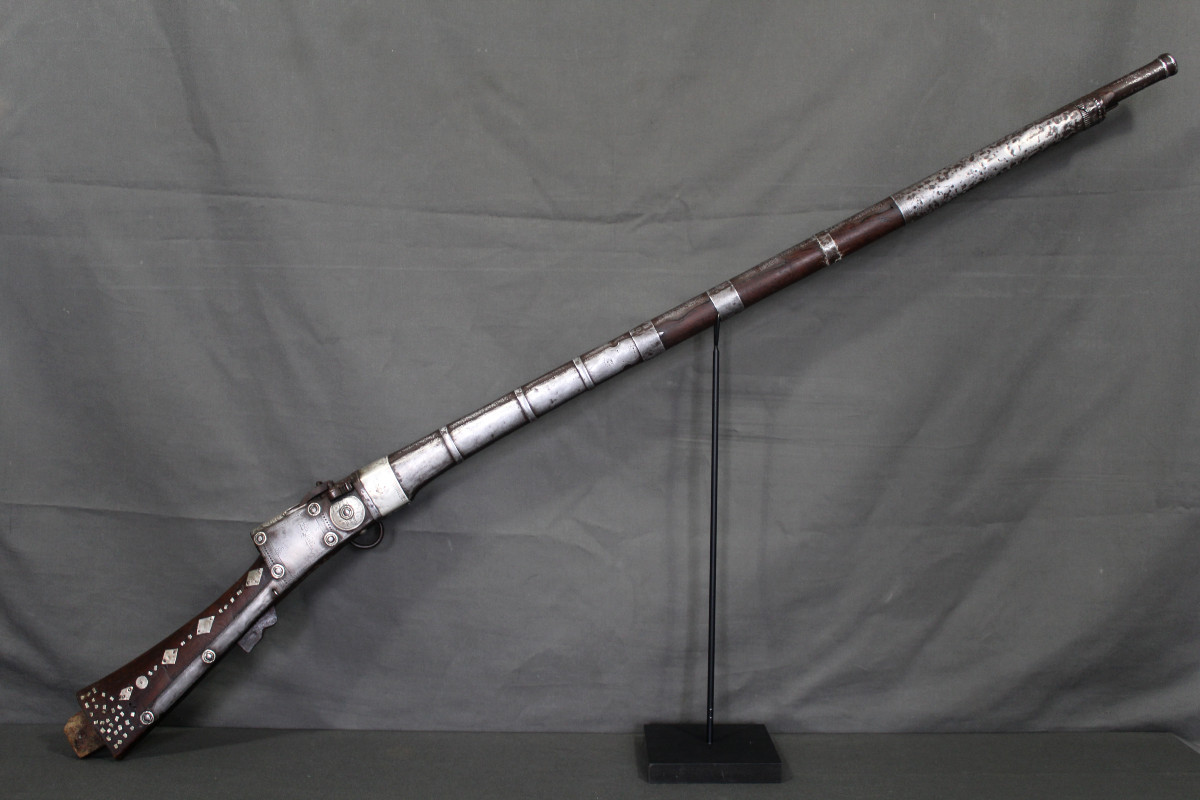 Fusil à Mèche Arabe - Péninsule Arabique, 19ème Siècle 