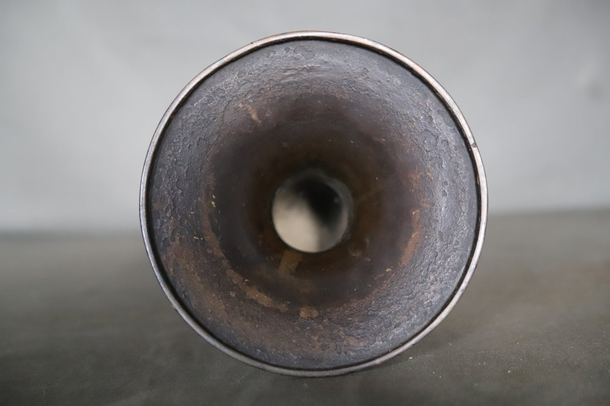 Vase en bronze dit gu - Chine, dynastie Qing-photo-7