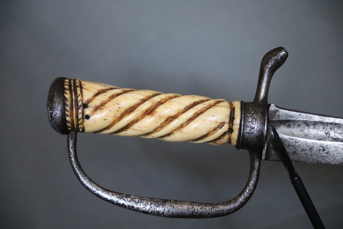 Sabre De Vénerie Ou De Marine - 17th Century-photo-4
