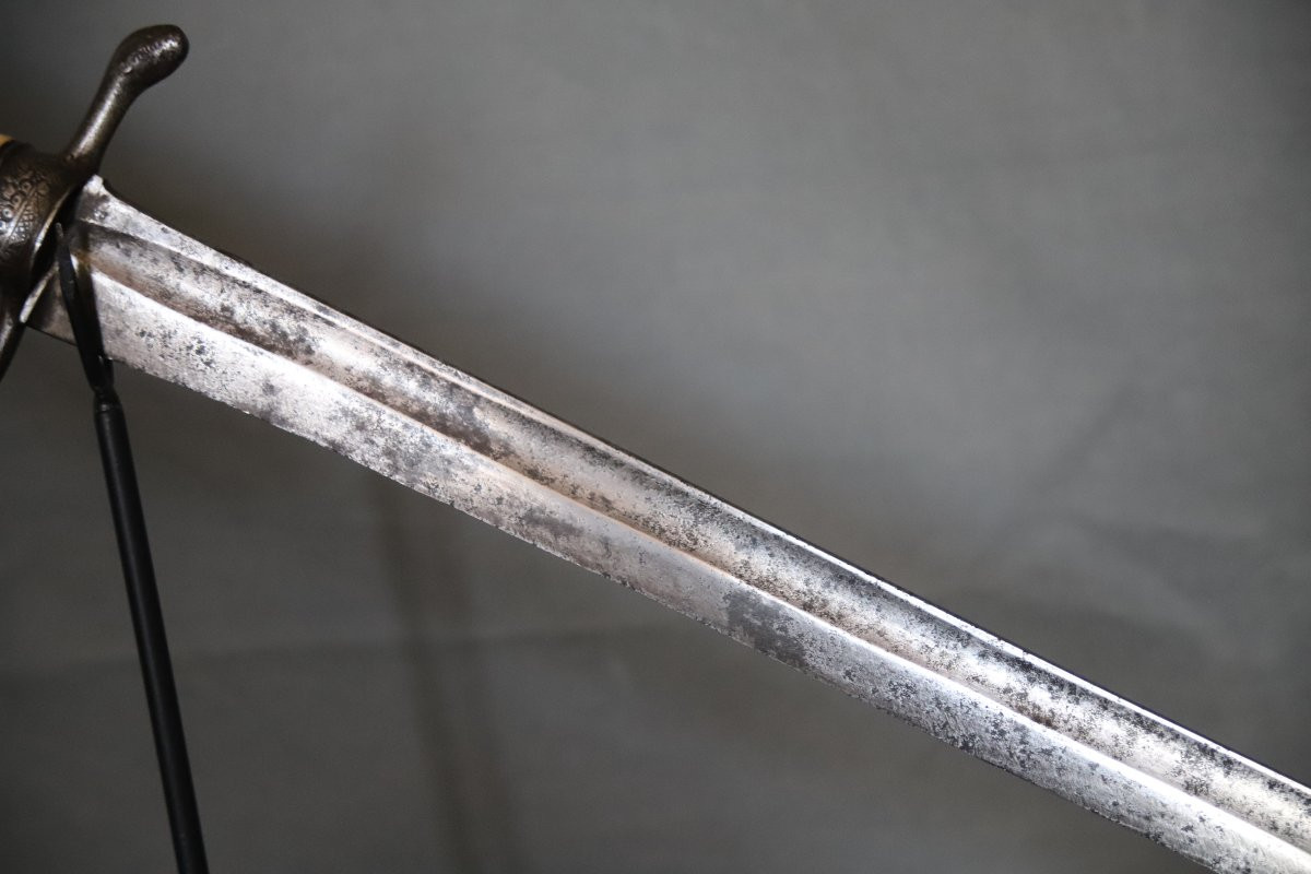 Sabre De Vénerie Ou De Marine - 17th Century-photo-5