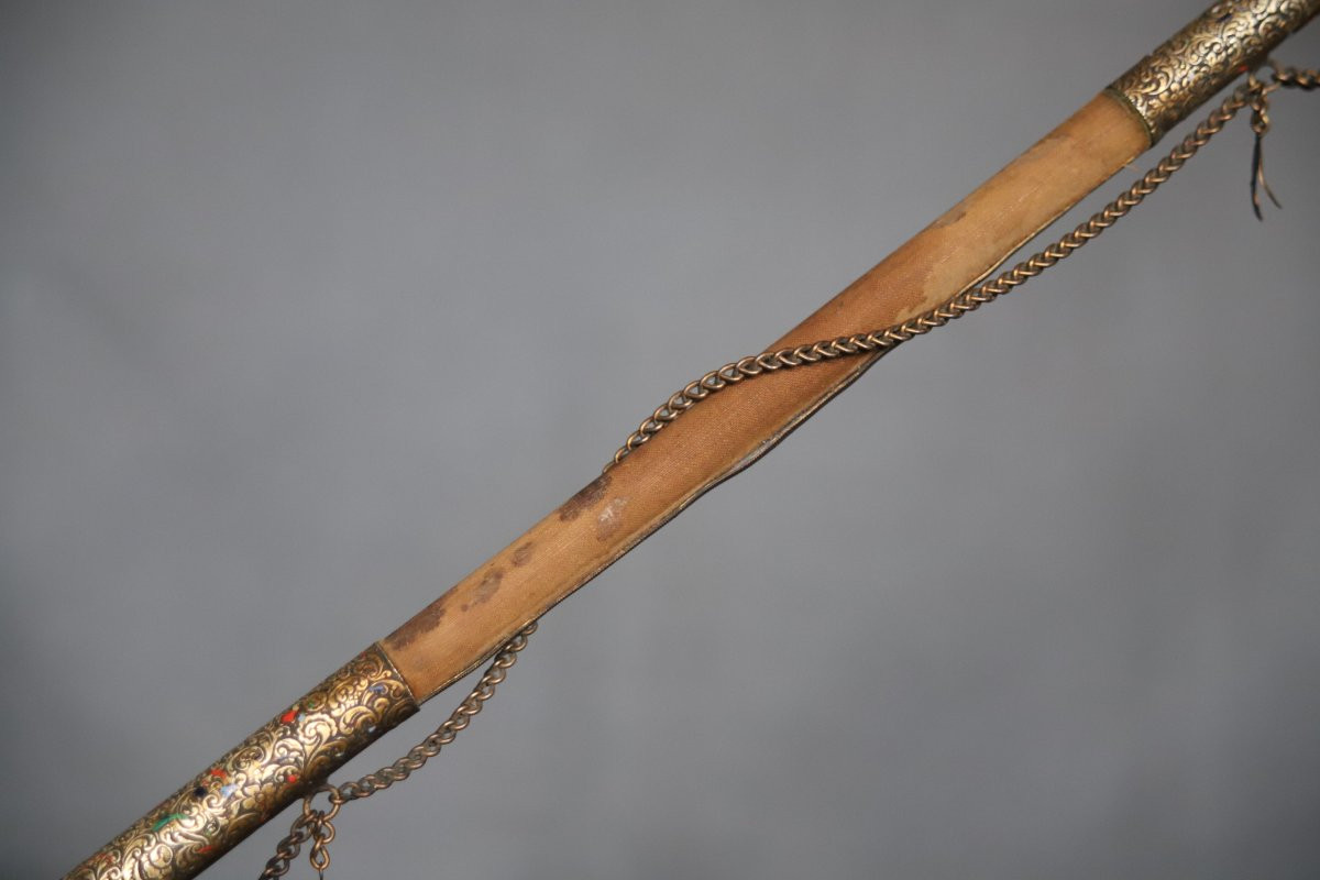 Pipe Ottomane Dite Chibouk - Ottoman Turkey, Constantinople Circa 1900-photo-4