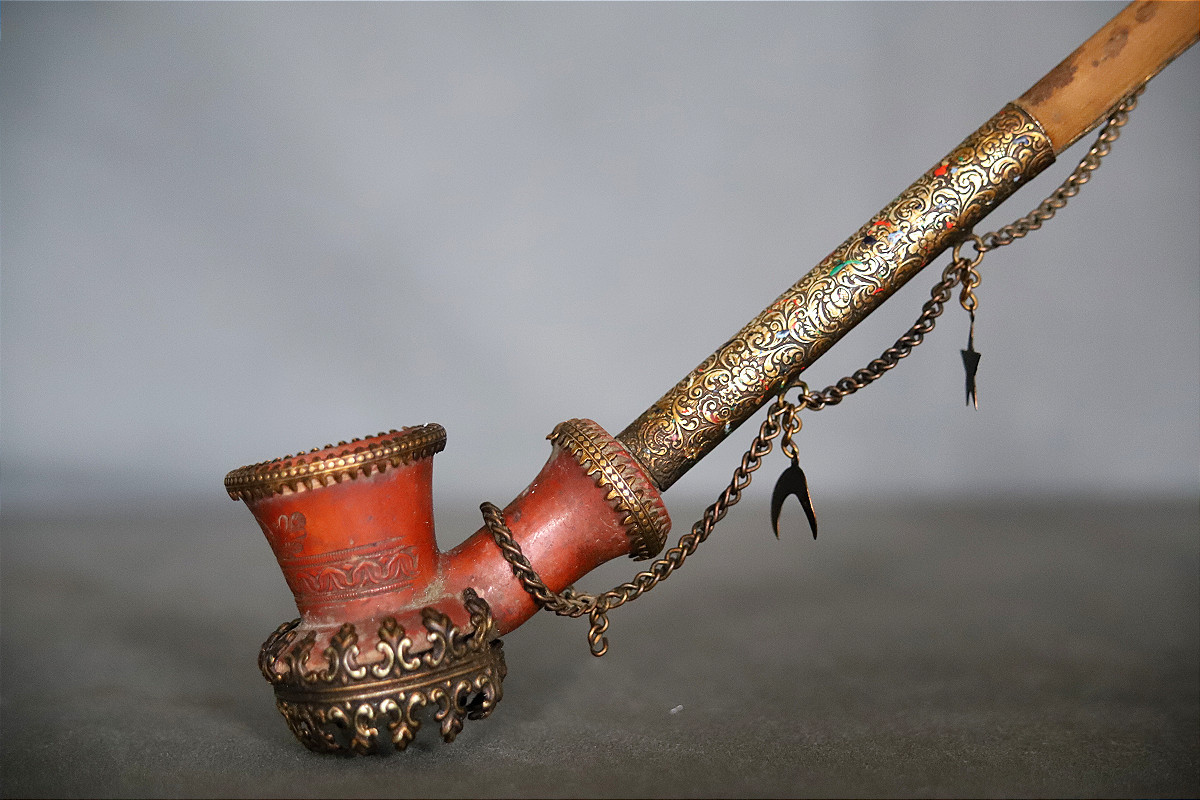 Pipe Ottomane Dite Chibouk - Ottoman Turkey, Constantinople Circa 1900