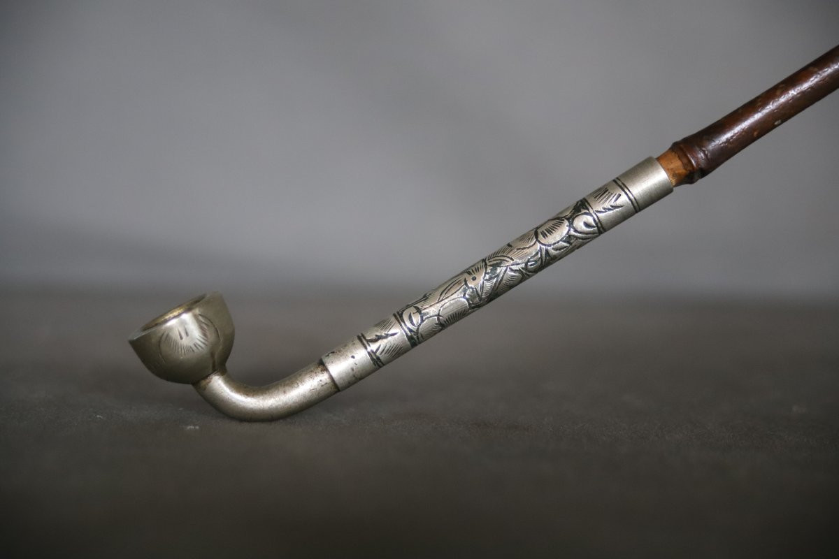 Pipe à opium Vietnamienne - Vietnam, début 20ème siècle ou antérieur-photo-2
