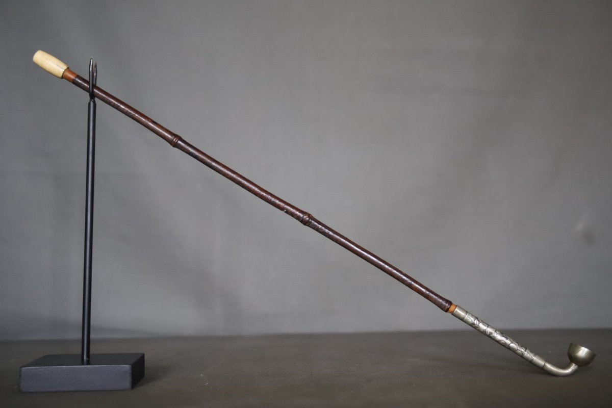 Pipe à opium Vietnamienne - Vietnam, début 20ème siècle ou antérieur-photo-3