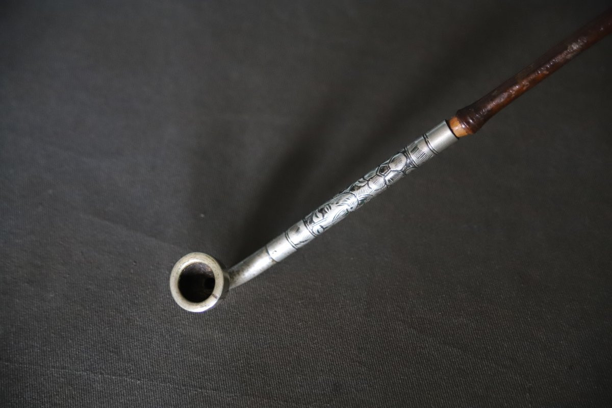 Pipe à opium Vietnamienne - Vietnam, début 20ème siècle ou antérieur-photo-3