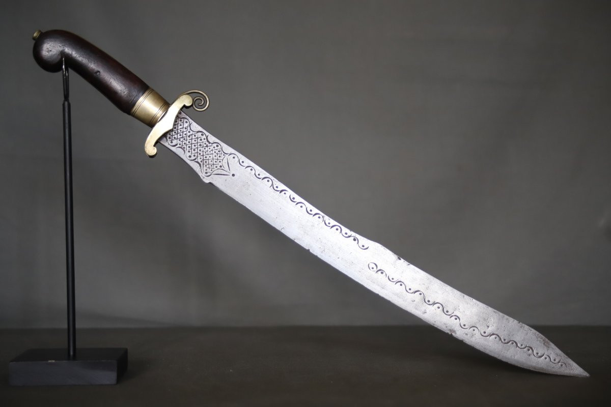 Hwi Prestige Sword - Benin, Fon Culture, Early 20th Century Or Earlier-photo-2