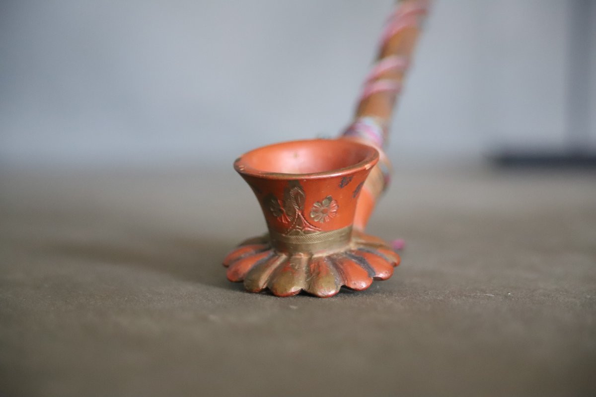 Long Ottoman Pipe Called Chibouk- Ottoman Turkey, Circa 1900-photo-3