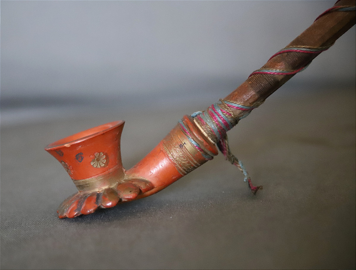 Long Ottoman Pipe Called Chibouk- Ottoman Turkey, Circa 1900