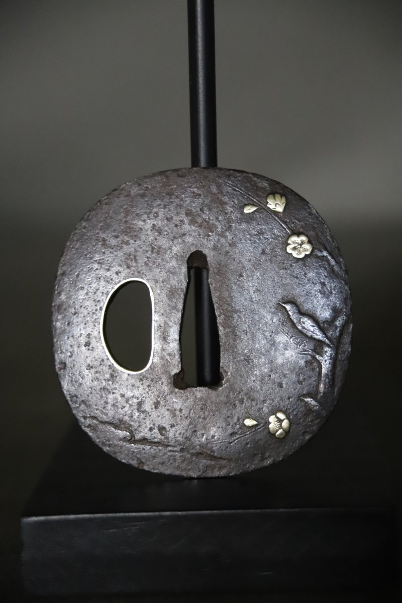 Japanese Tsuba Sword Hilt - Japan, Edo Period-photo-2