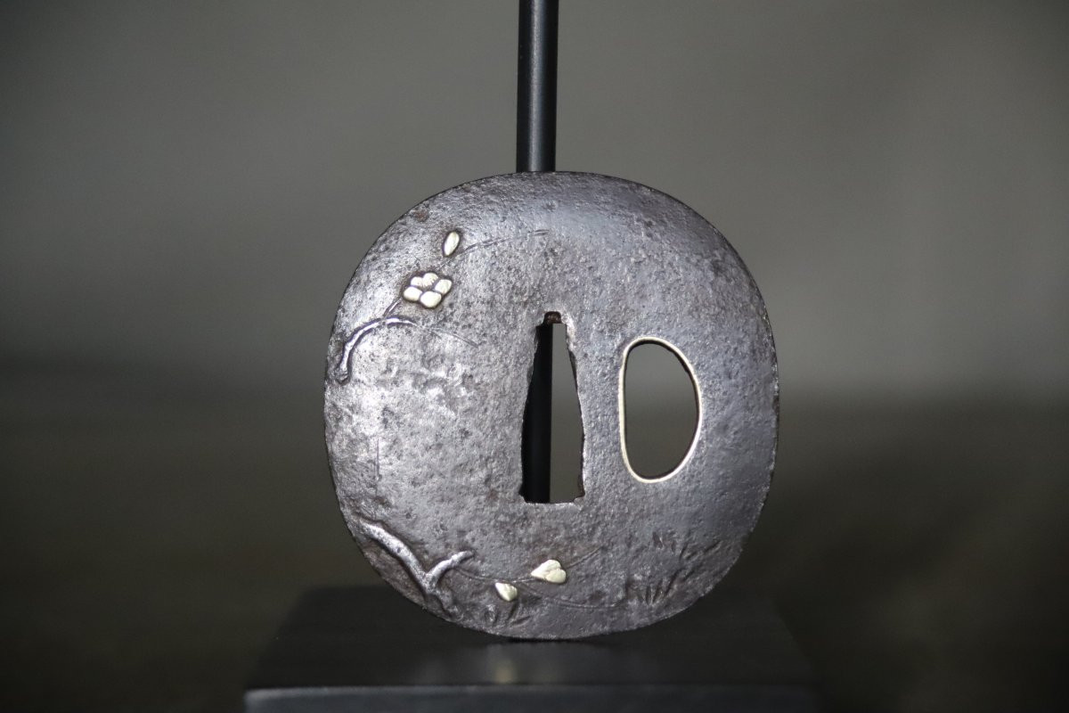 Japanese Tsuba Sword Hilt - Japan, Edo Period-photo-3