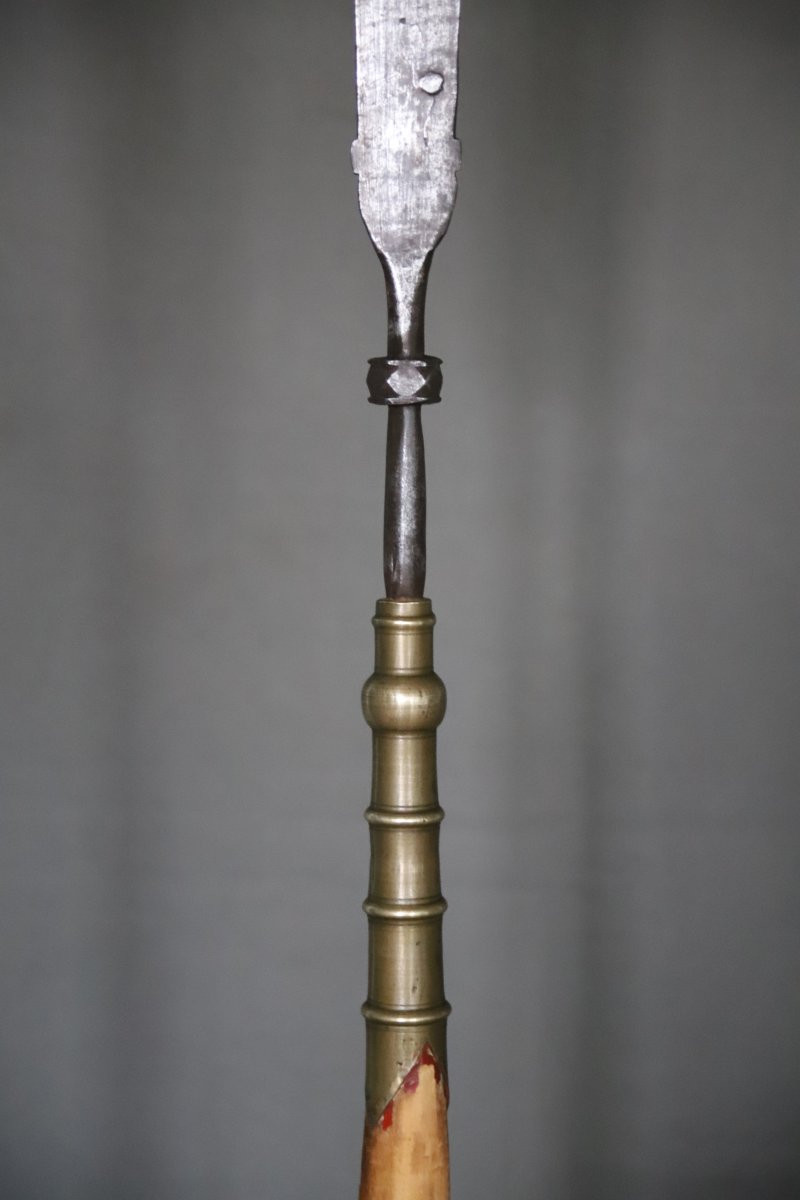 Vietnamese Spearhead With Movable Hook - Indochina, Vietnam, Early 20th Century Or Earlier-photo-4