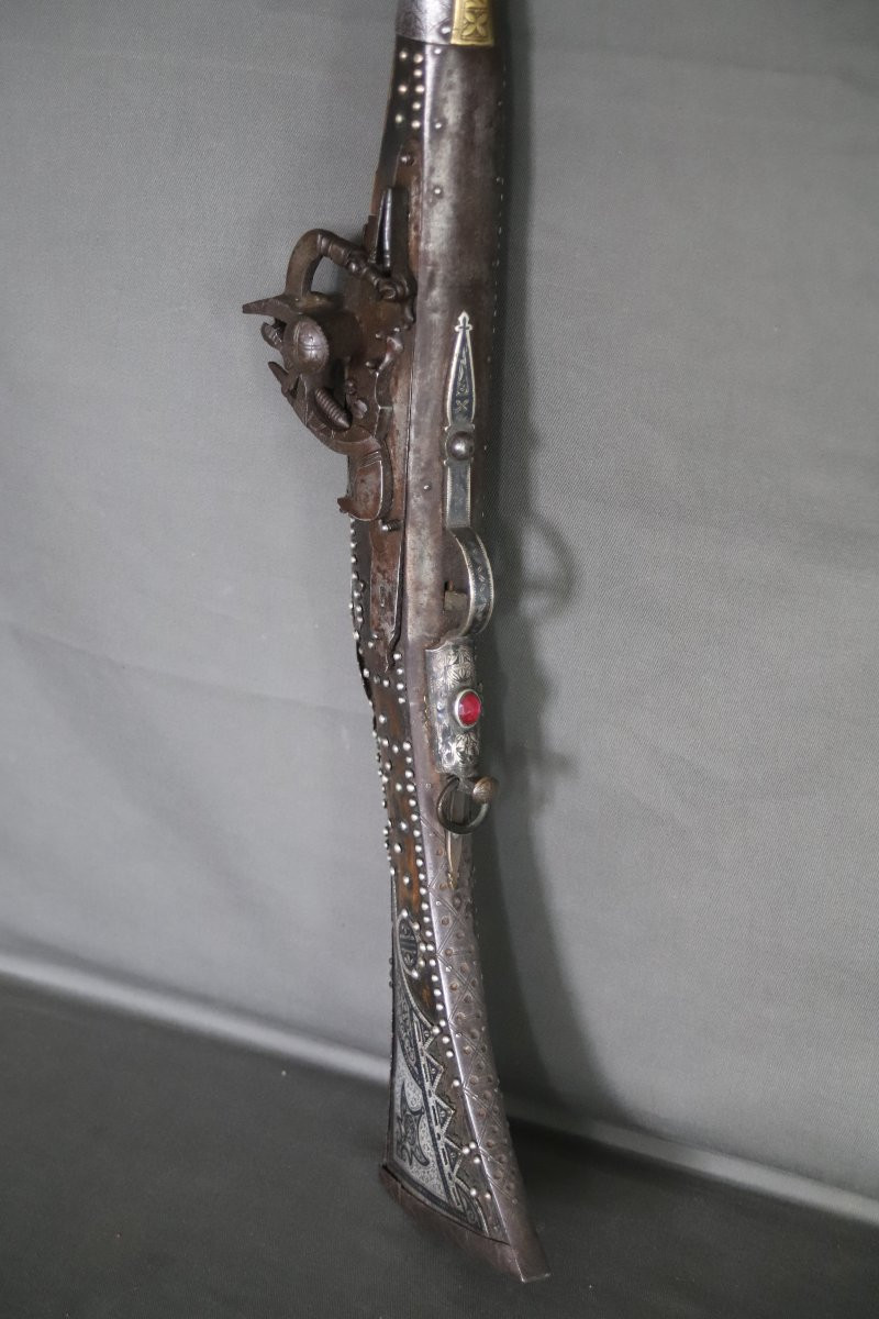 Moroccan Moukhala Rifle - Southern Morocco, 19th Century-photo-3