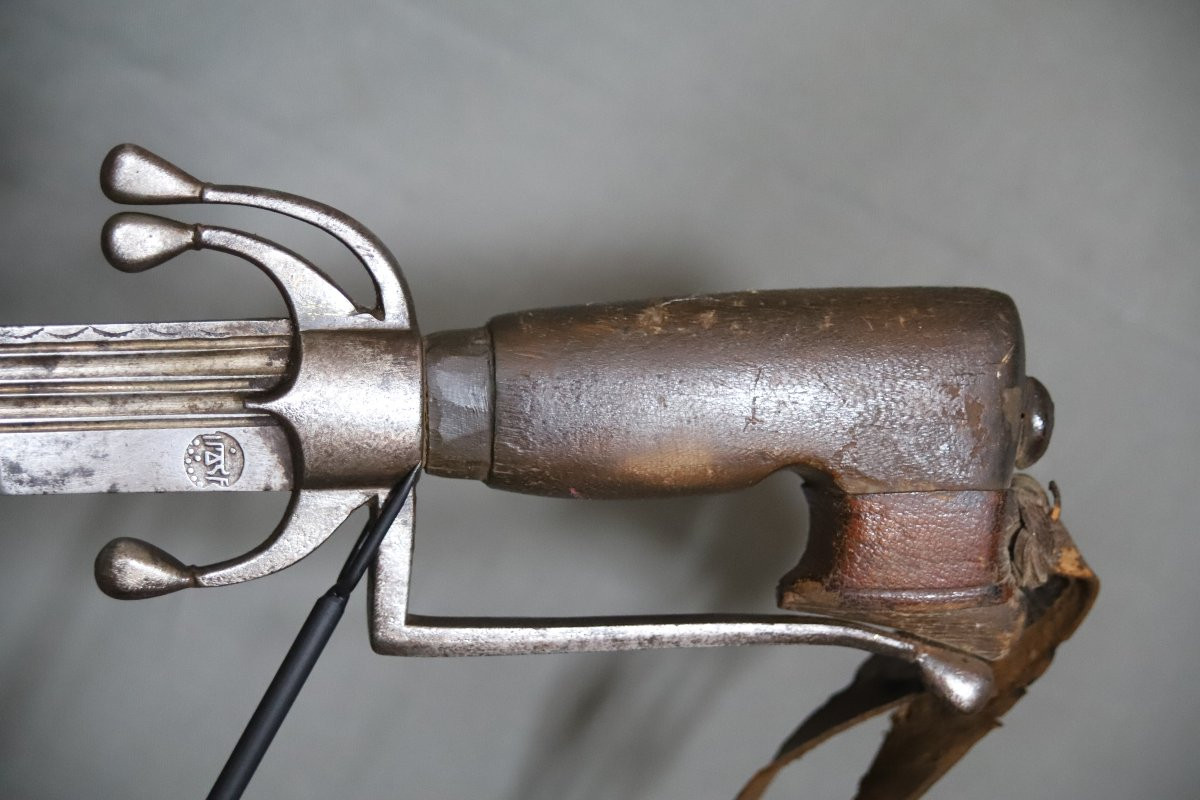  Moroccan Nimcha Sword With Strong European Blade - Morocco, 17th Century-photo-1