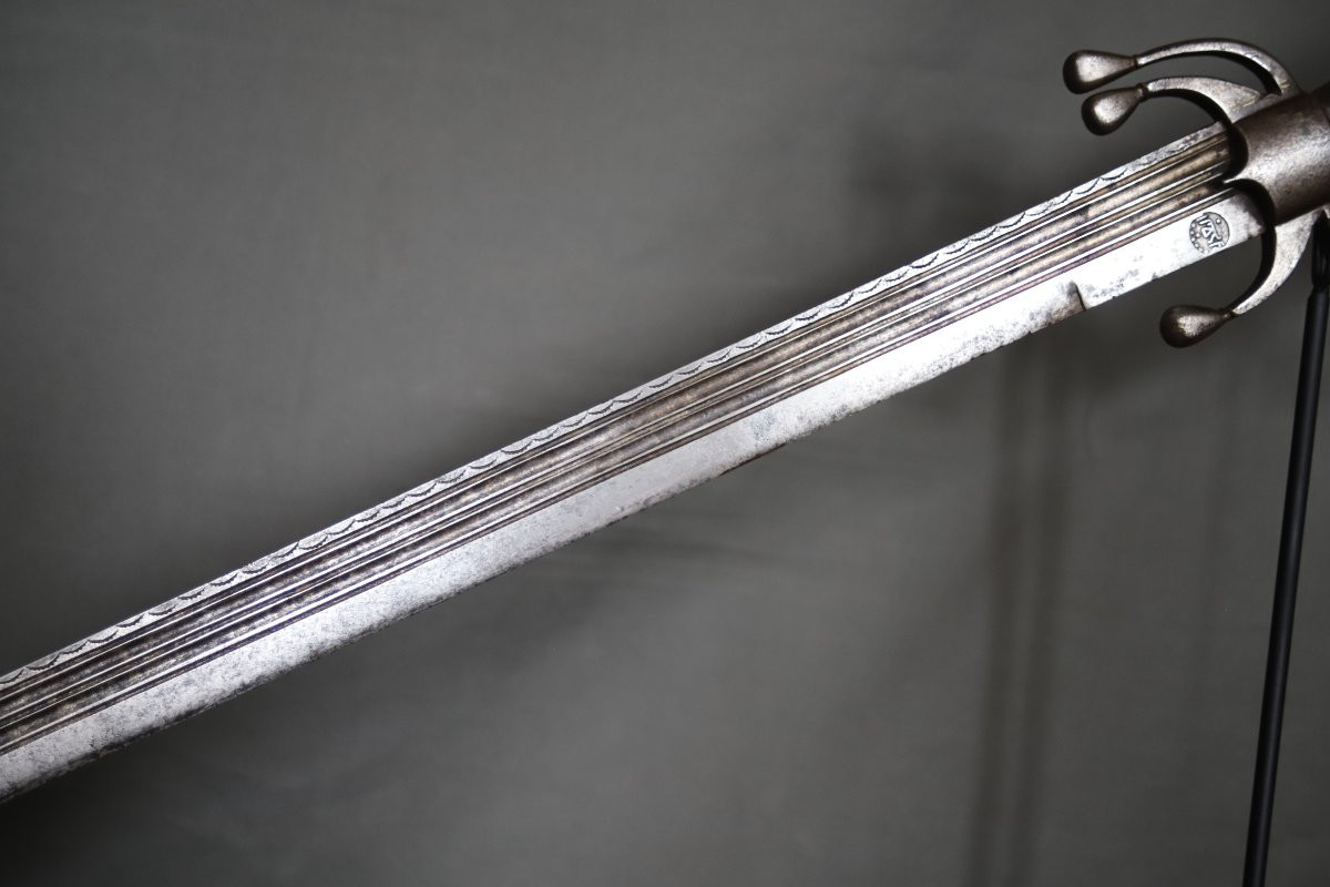  Moroccan Nimcha Sword With Strong European Blade - Morocco, 17th Century-photo-3
