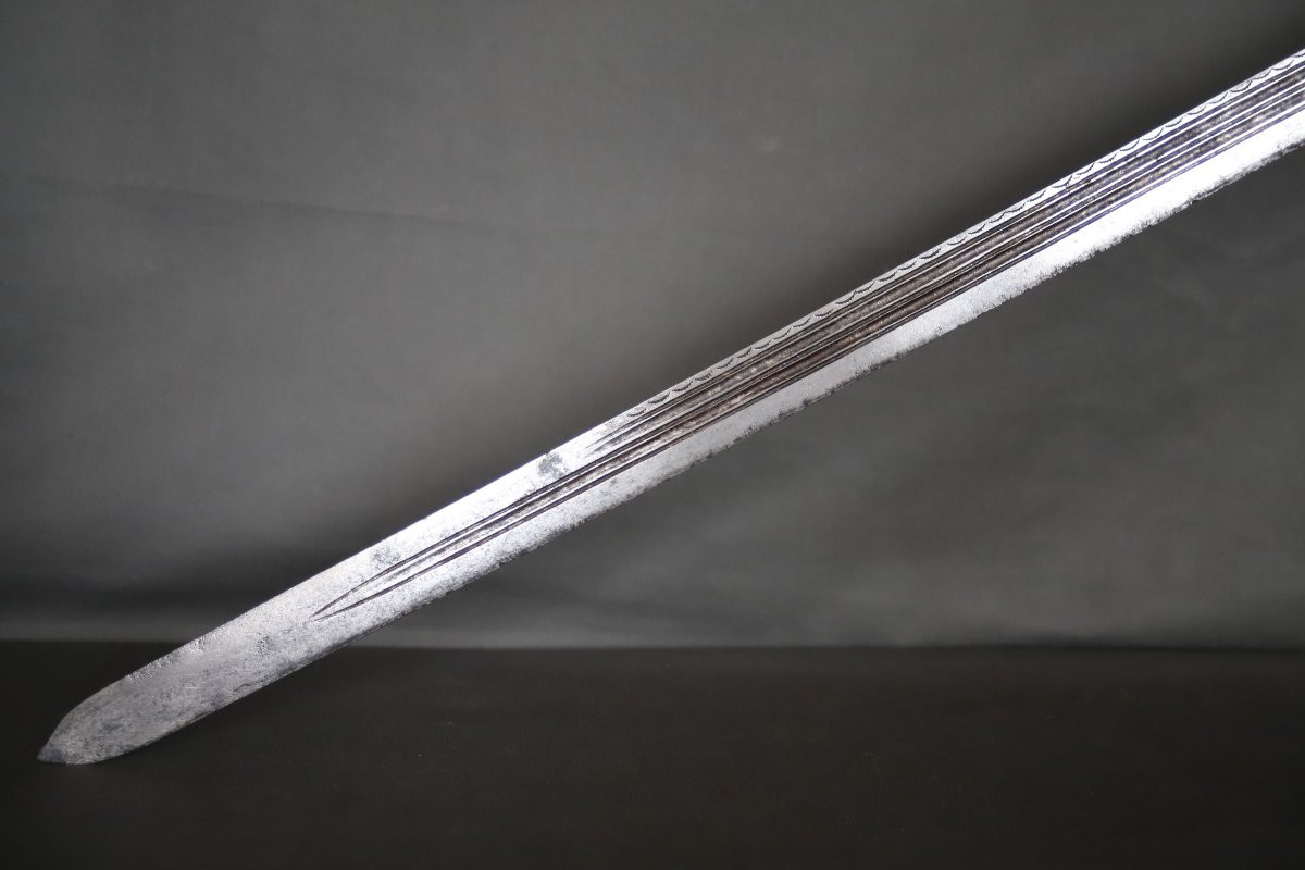  Moroccan Nimcha Sword With Strong European Blade - Morocco, 17th Century-photo-4