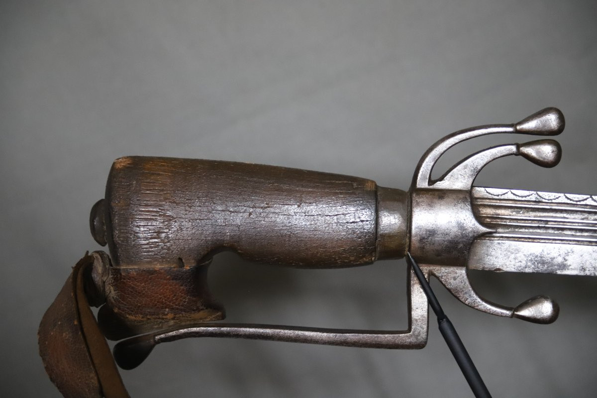  Moroccan Nimcha Sword With Strong European Blade - Morocco, 17th Century-photo-5