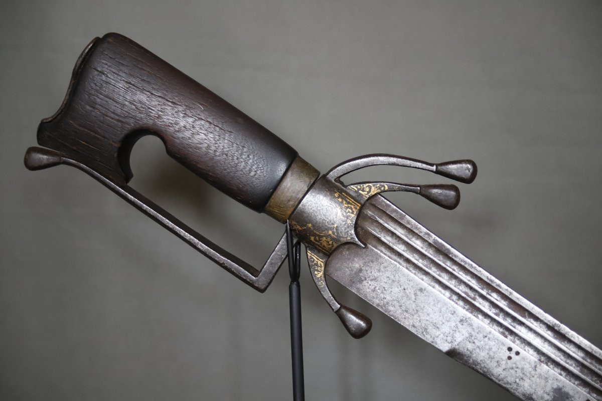  Moroccan Nimcha Sword With Strong, Imposing European Blade - Morocco, 2nd Half 16th/early 17th Century-photo-3