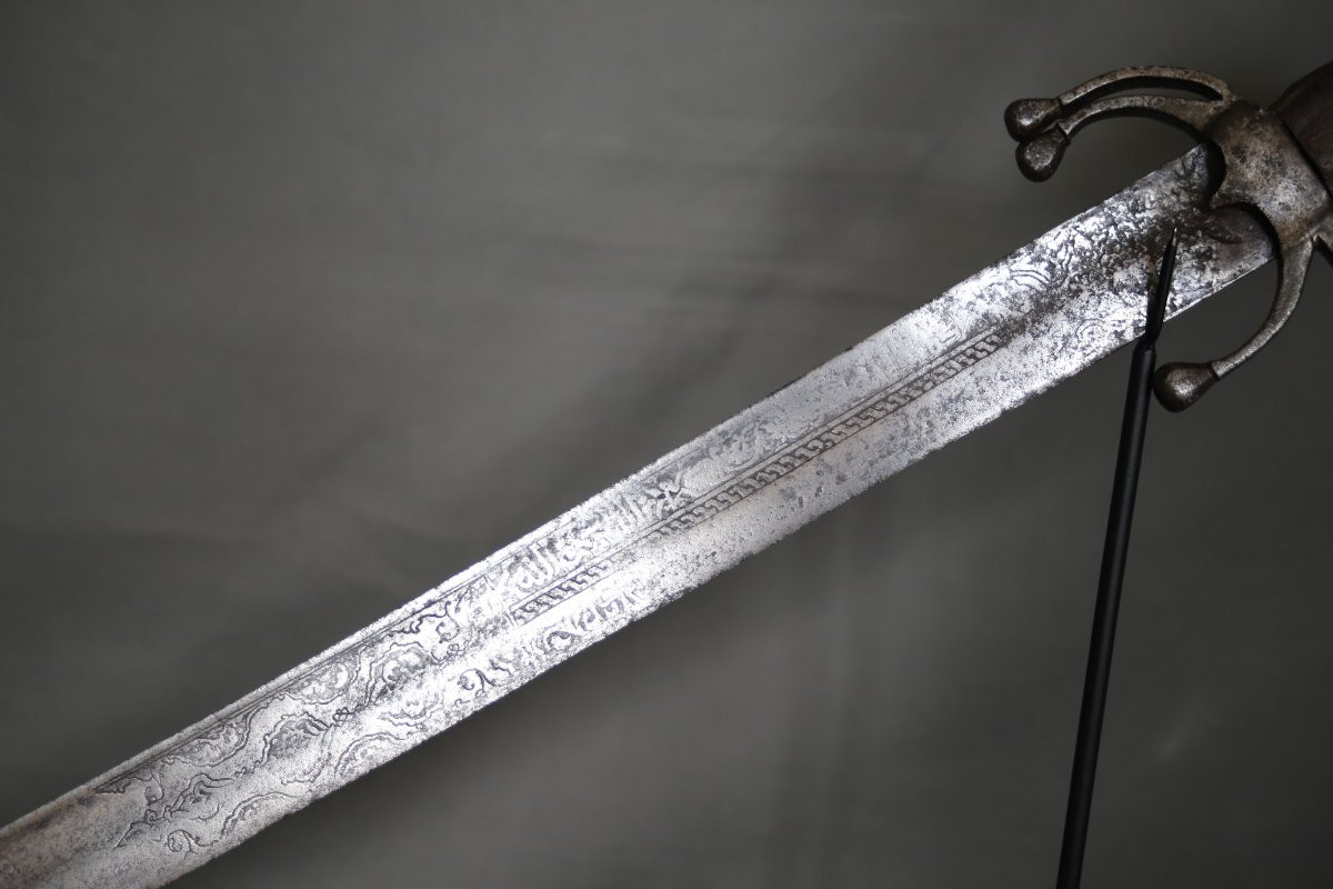 Sabre nimcha Marocain à lame Nasride - Maroc, 17ème-18ème siècle et lame antérieure-photo-1
