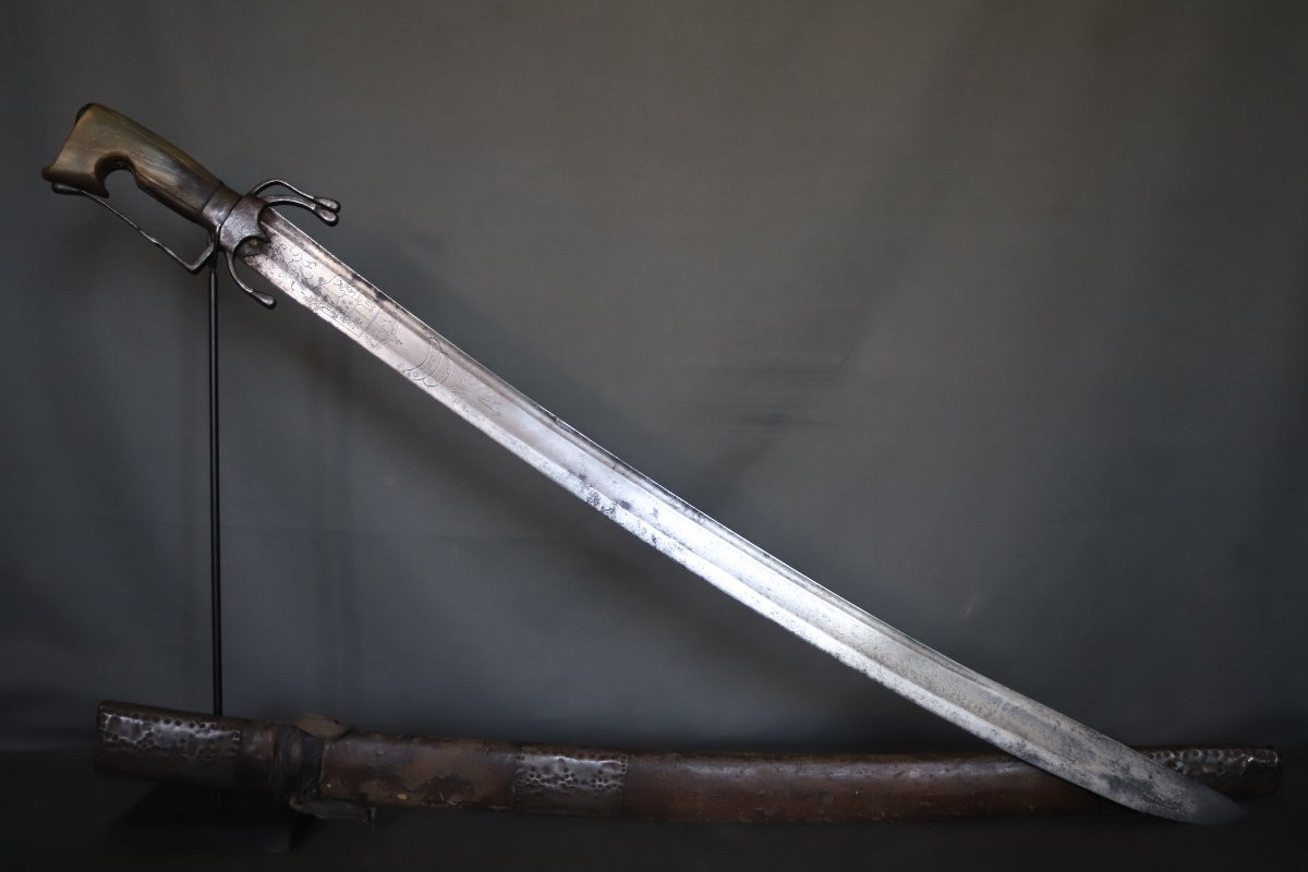 Nimcha Sword With Spanish Blade - Maghreb, Morocco, Algeria, 18th Century-photo-2