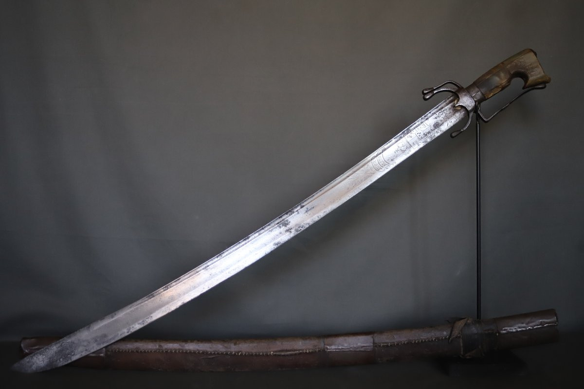 Nimcha Sword With Spanish Blade - Maghreb, Morocco, Algeria, 18th Century-photo-3