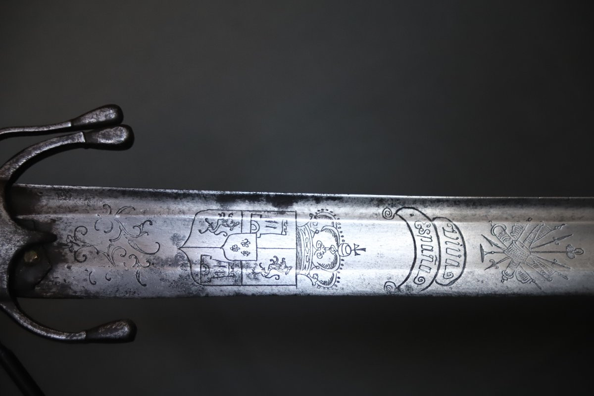 Nimcha Sword With Spanish Blade - Maghreb, Morocco, Algeria, 18th Century-photo-1