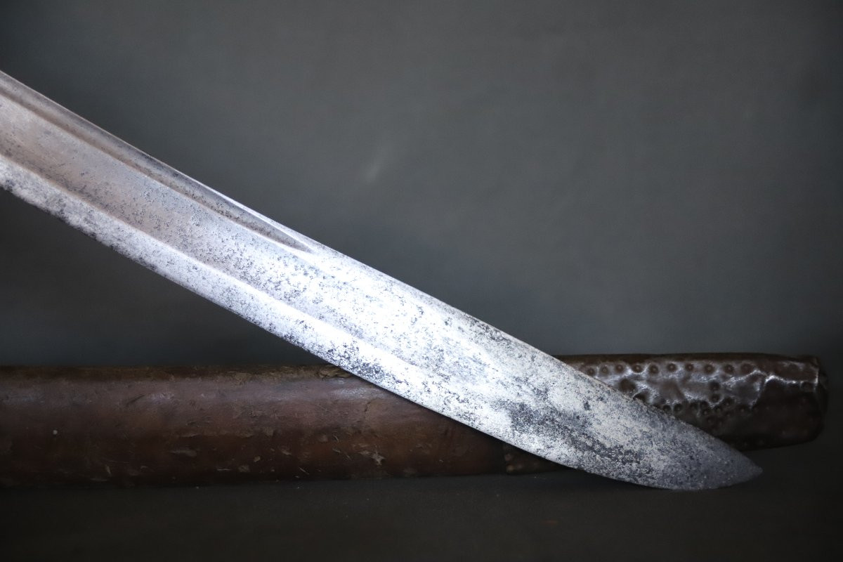 Nimcha Sword With Spanish Blade - Maghreb, Morocco, Algeria, 18th Century-photo-3