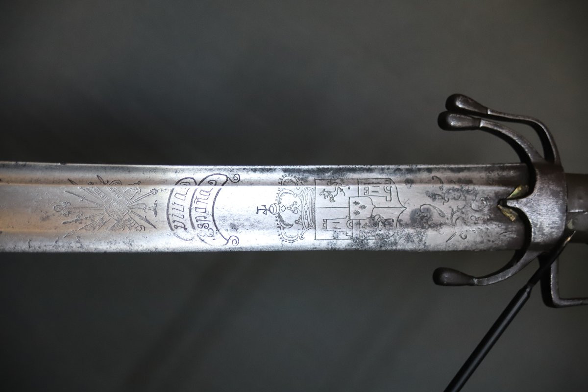 Nimcha Sword With Spanish Blade - Maghreb, Morocco, Algeria, 18th Century-photo-5