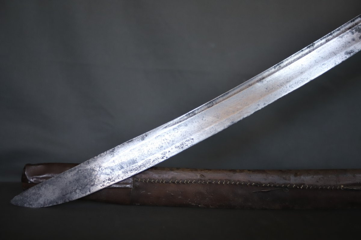 Nimcha Sword With Spanish Blade - Maghreb, Morocco, Algeria, 18th Century-photo-6
