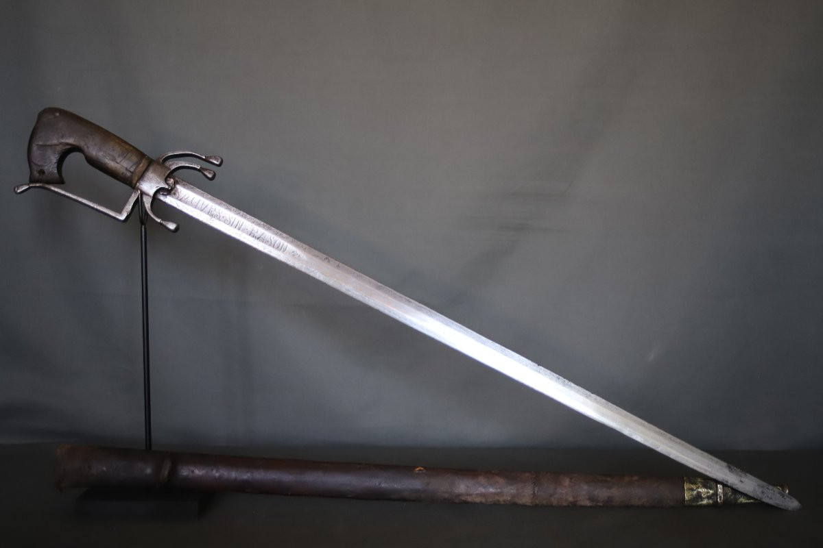 Moroccan Nimcha Sword With Spanish Blade - Morocco, 18th Century-photo-2
