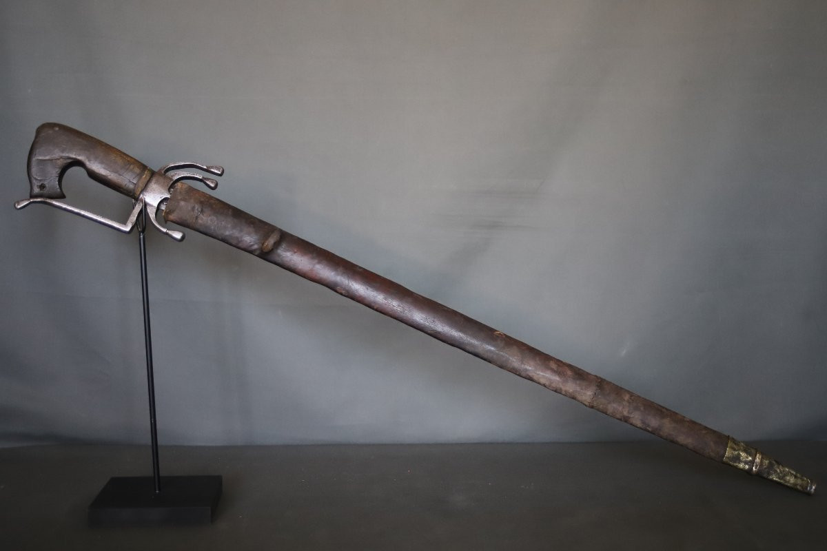 Moroccan Nimcha Sword With Spanish Blade - Morocco, 18th Century-photo-4