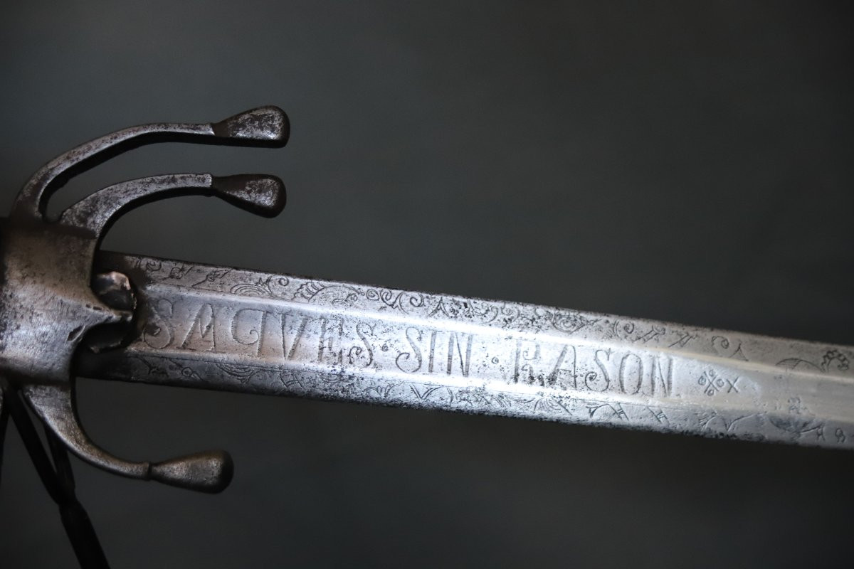 Moroccan Nimcha Sword With Spanish Blade - Morocco, 18th Century-photo-1