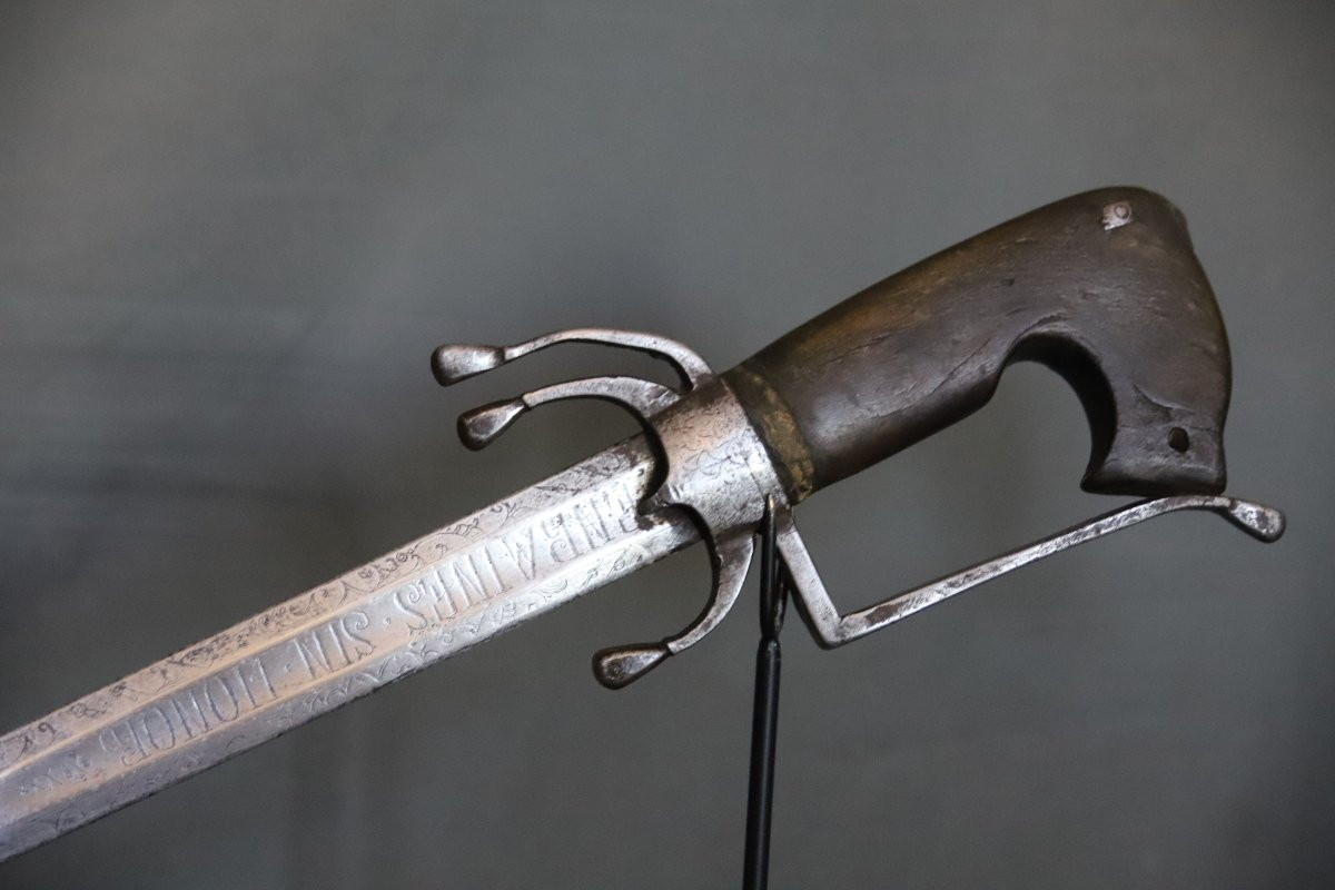 Moroccan Nimcha Sword With Spanish Blade - Morocco, 18th Century-photo-3