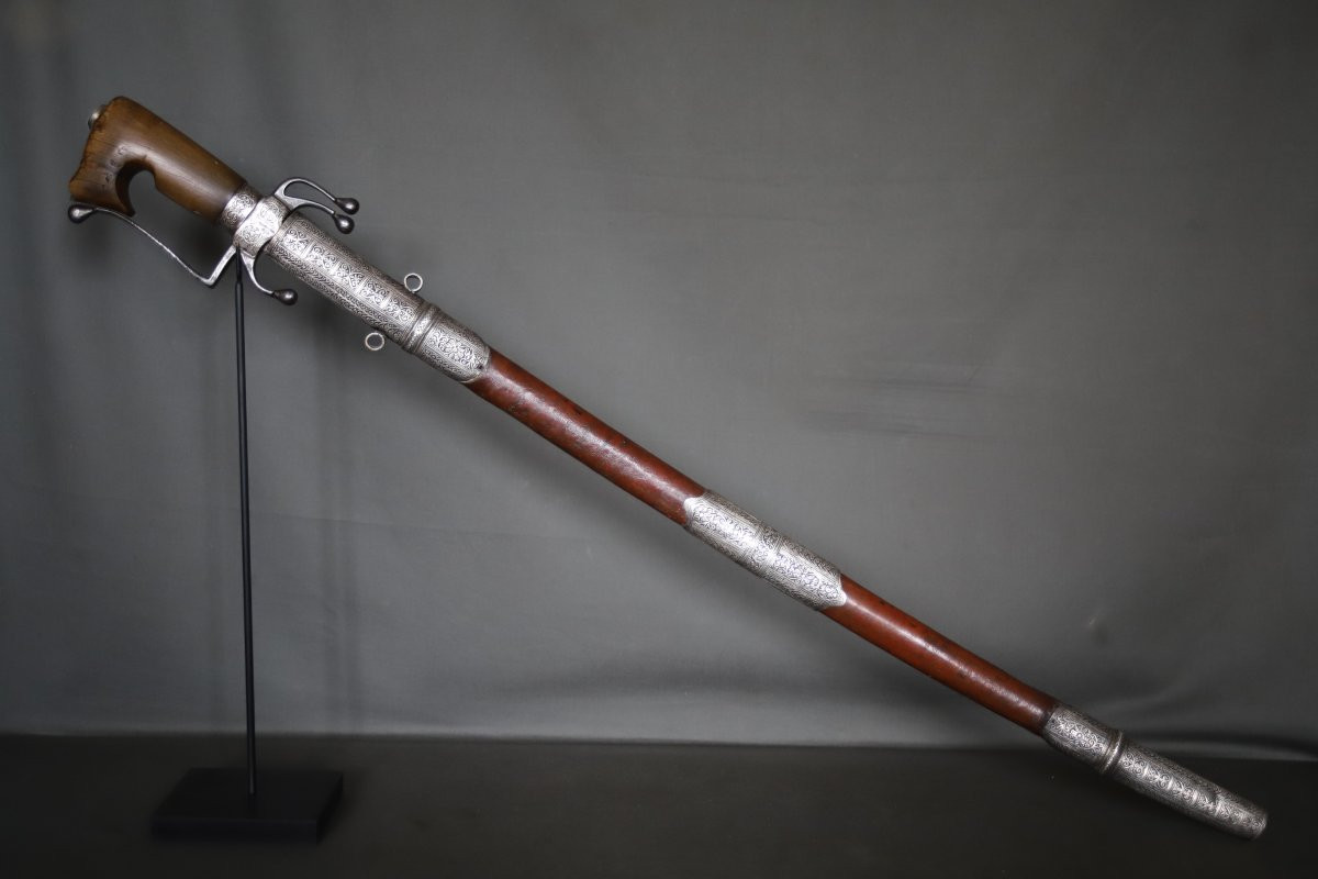  Sabre nimcha Marocain - Maroc, milieu 19ème siècle-photo-2