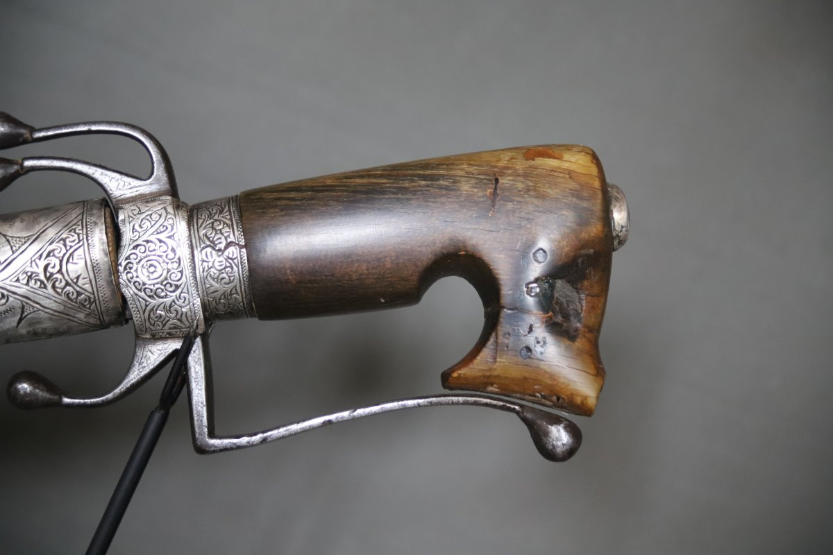  Sabre nimcha Marocain - Maroc, milieu 19ème siècle-photo-2