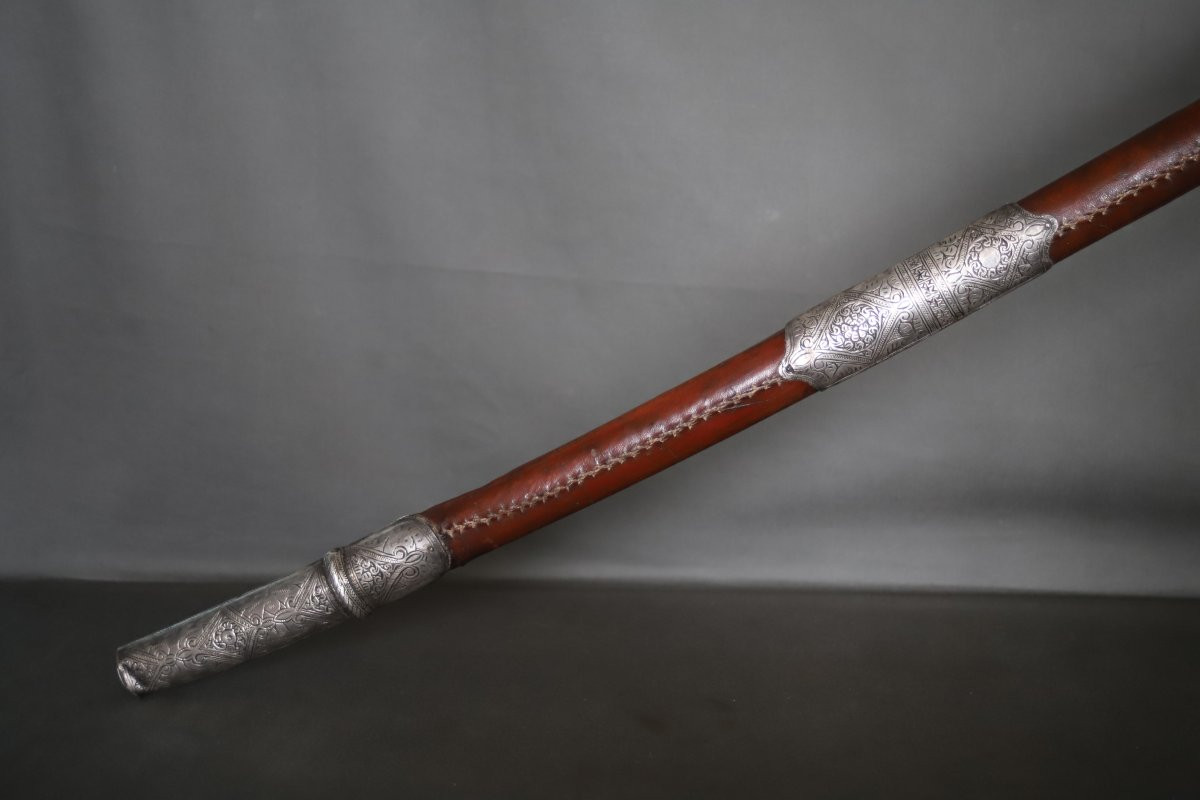  Sabre nimcha Marocain - Maroc, milieu 19ème siècle-photo-3