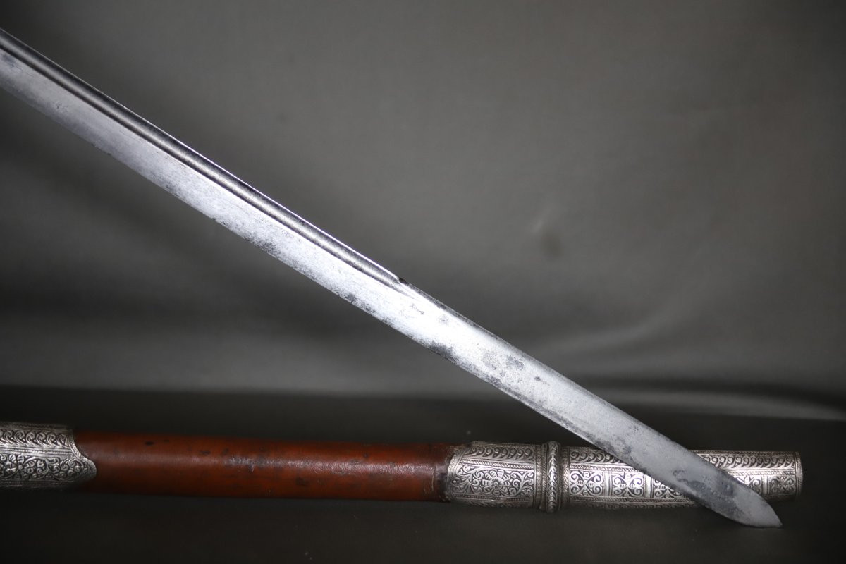  Sabre nimcha Marocain - Maroc, milieu 19ème siècle-photo-5