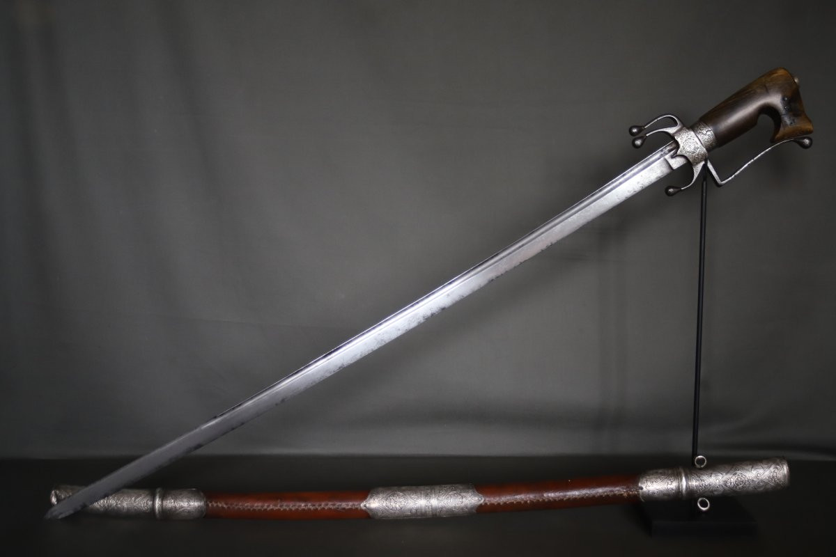  Sabre nimcha Marocain - Maroc, milieu 19ème siècle-photo-6