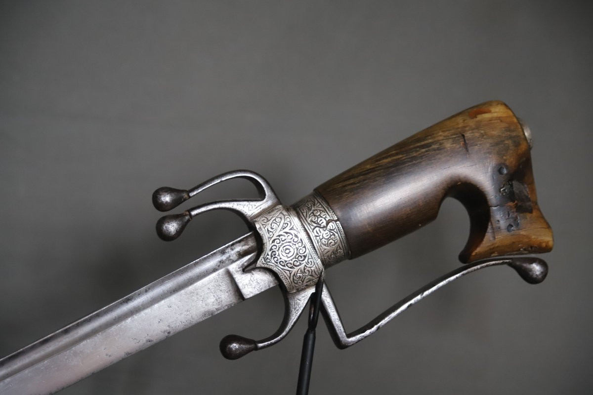  Sabre nimcha Marocain - Maroc, milieu 19ème siècle-photo-7