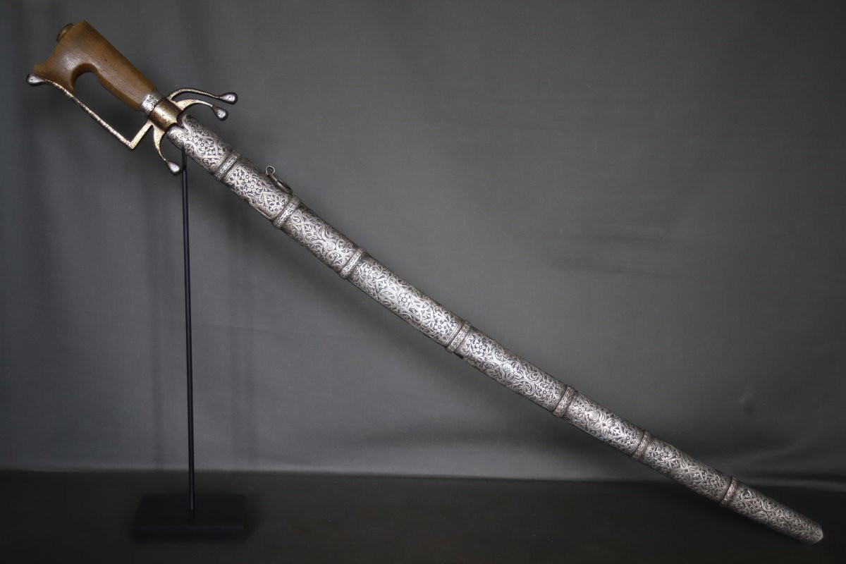 Moroccan Nimcha Sword - Morocco, 19th Century-photo-2