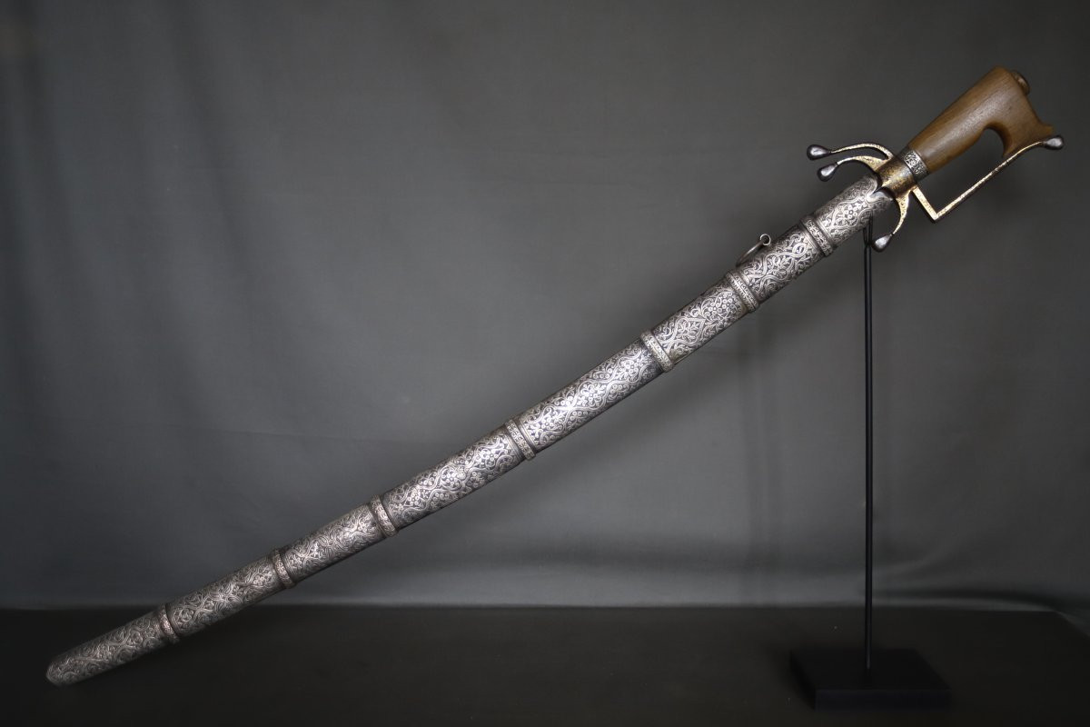 Moroccan Nimcha Sword - Morocco, 19th Century-photo-3