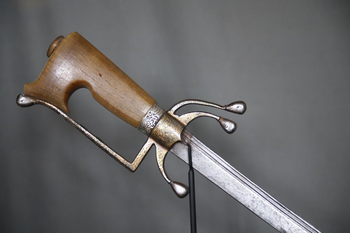 Moroccan Nimcha Sword - Morocco, 19th Century-photo-3