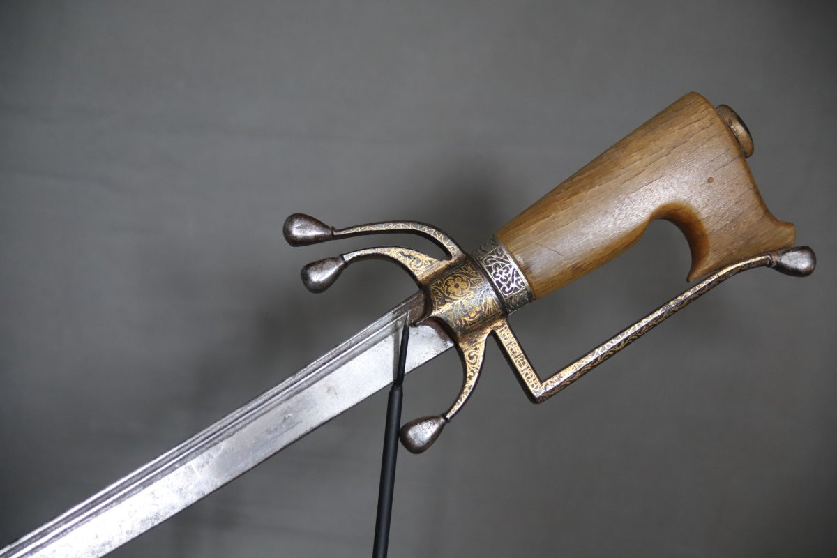 Moroccan Nimcha Sword - Morocco, 19th Century-photo-6
