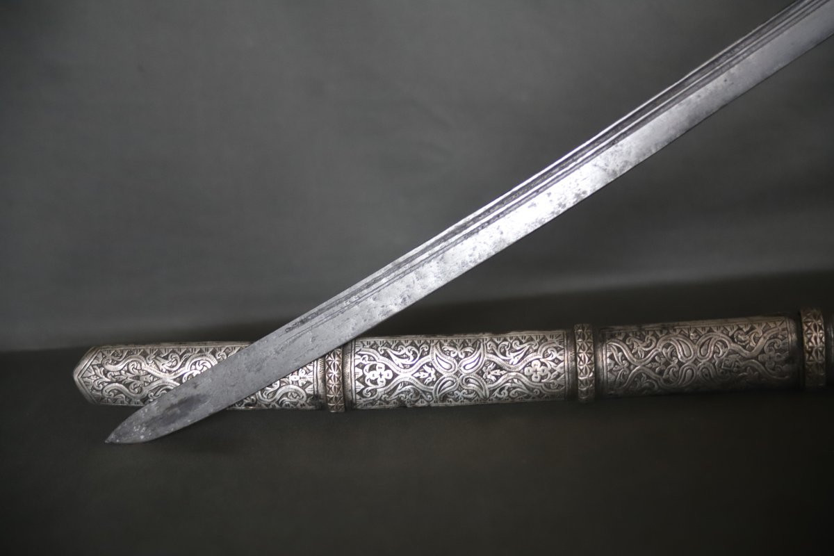 Moroccan Nimcha Sword - Morocco, 19th Century-photo-7