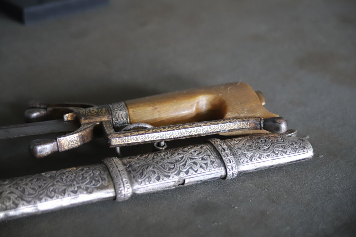 Moroccan Nimcha Sword - Morocco, 19th Century-photo-8