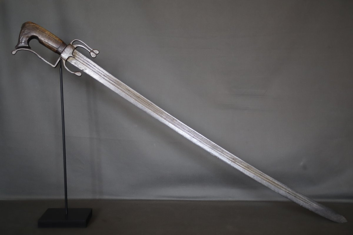 Moroccan Nimcha Sword - Morocco, 17th Century-photo-2