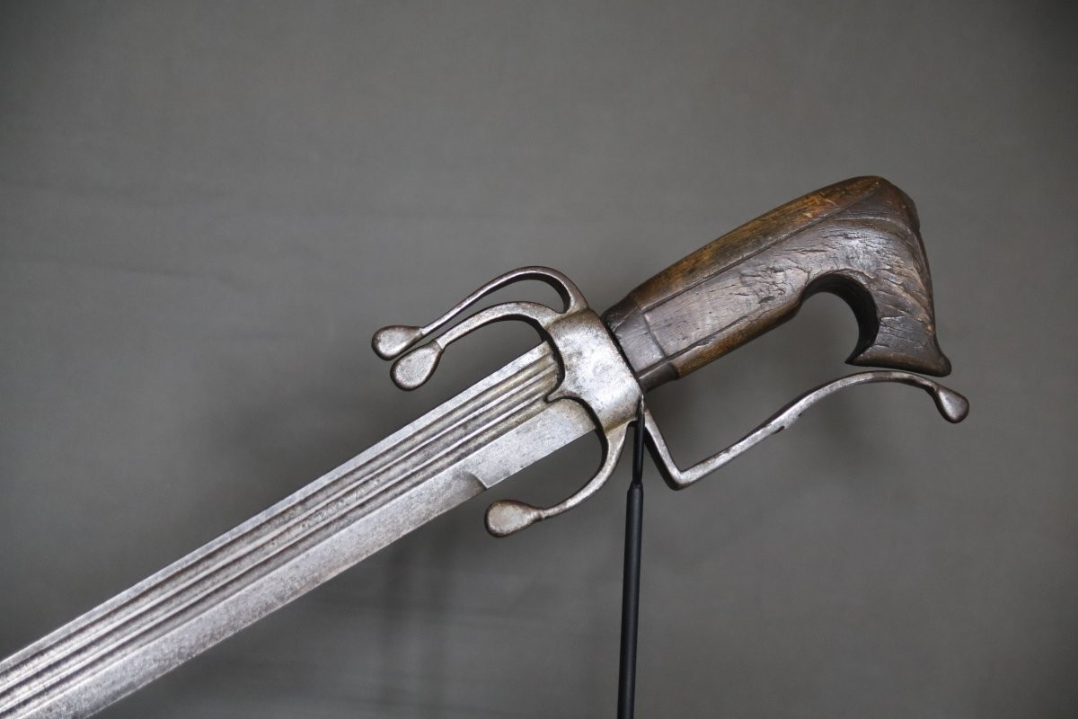 Moroccan Nimcha Sword - Morocco, 17th Century-photo-4