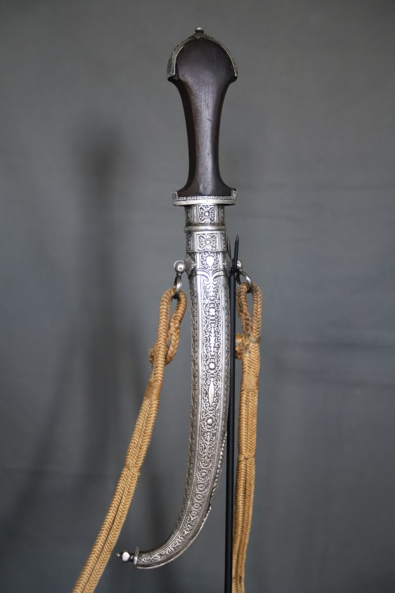 Moroccan Dagger Known As Koumya - Morocco, 1955-photo-2