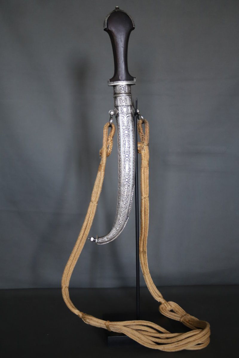 Moroccan Dagger Known As Koumya - Morocco, 1955-photo-3