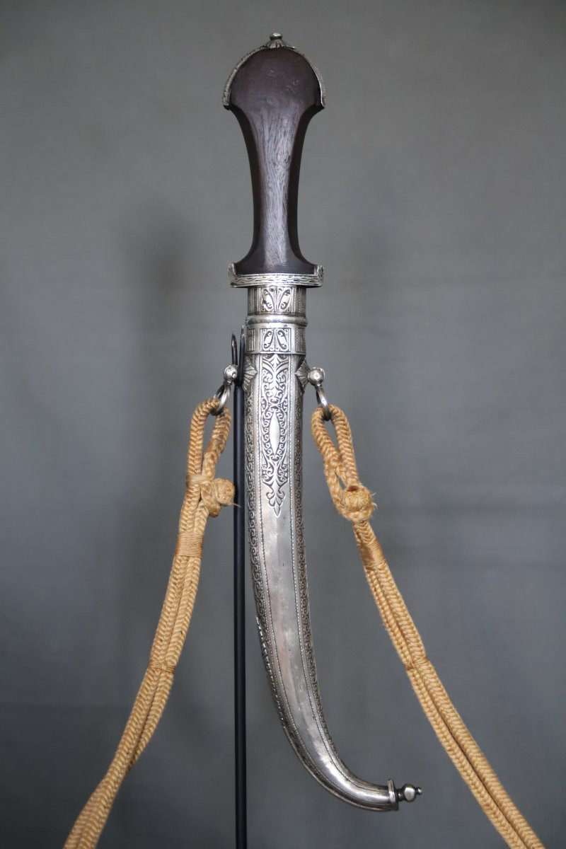 Moroccan Dagger Known As Koumya - Morocco, 1955-photo-3