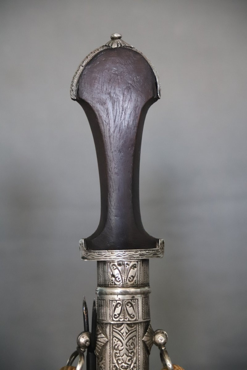 Moroccan Dagger Known As Koumya - Morocco, 1955-photo-4